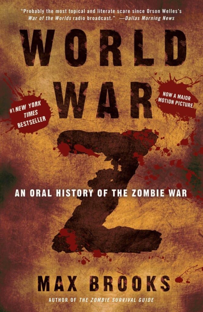 The original cover for World War Z by Max Brooks.